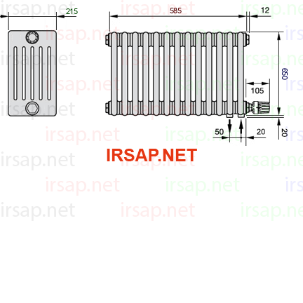 Радиатор IRSAP Tesi 60650/13 T26 CL 01